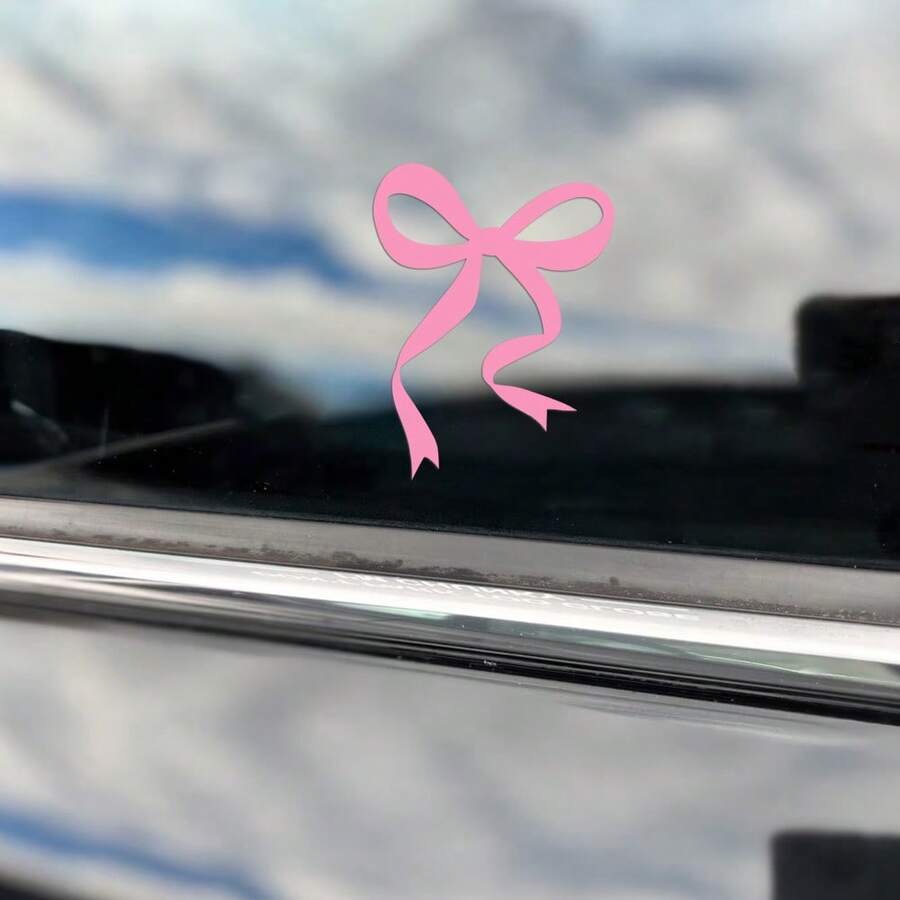 1 Pc Bow Car Decal, Vinyl Girl - огляд і ціна Car Accessories Girly