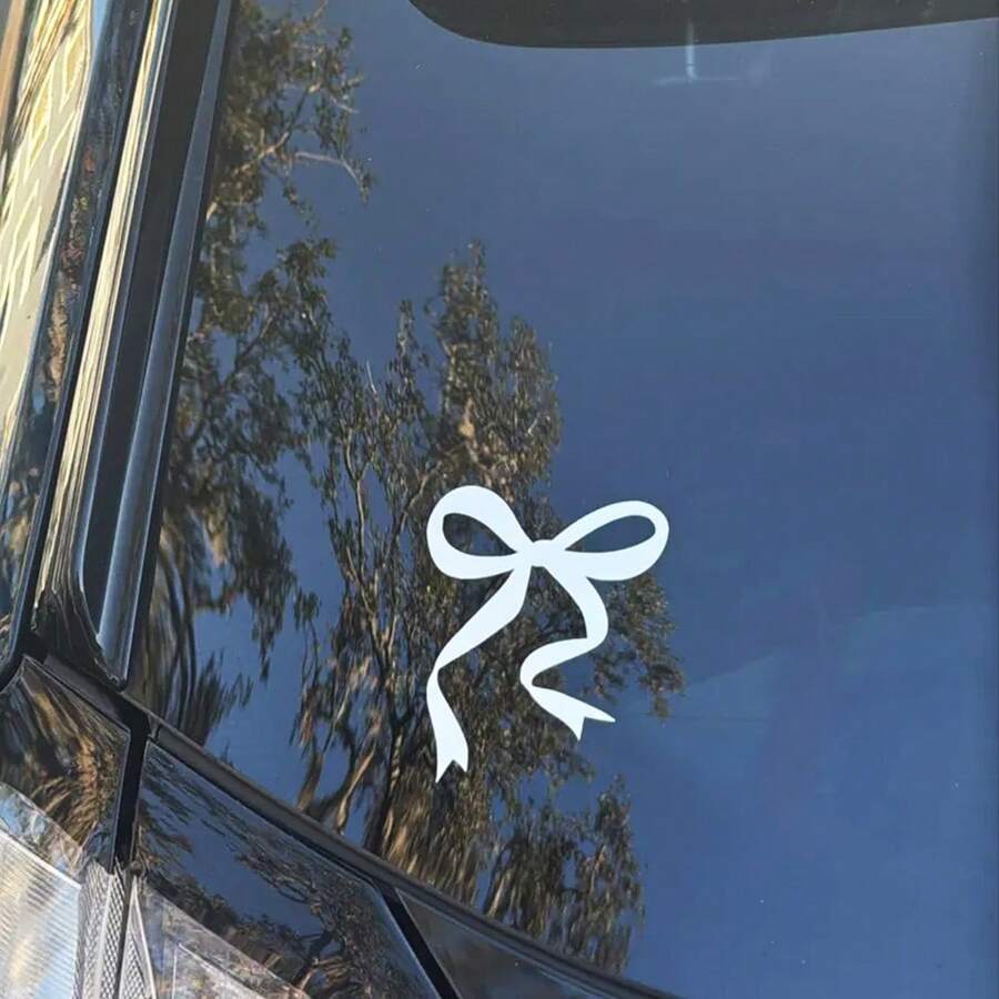 1 Pc Bow Car Decal, Vinyl Girl - огляд і ціна Car Accessories Girly