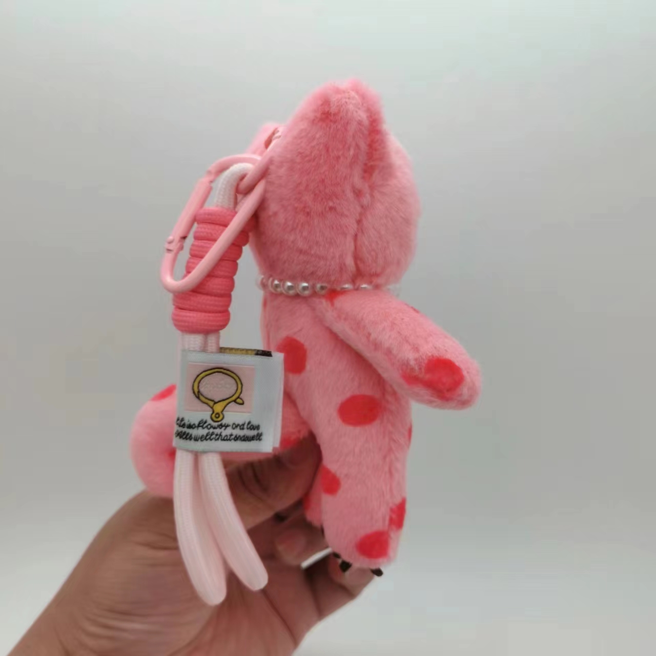15cm Kawaii Pink Cat Plush Key - огляд і ціна Car Accessories Girly