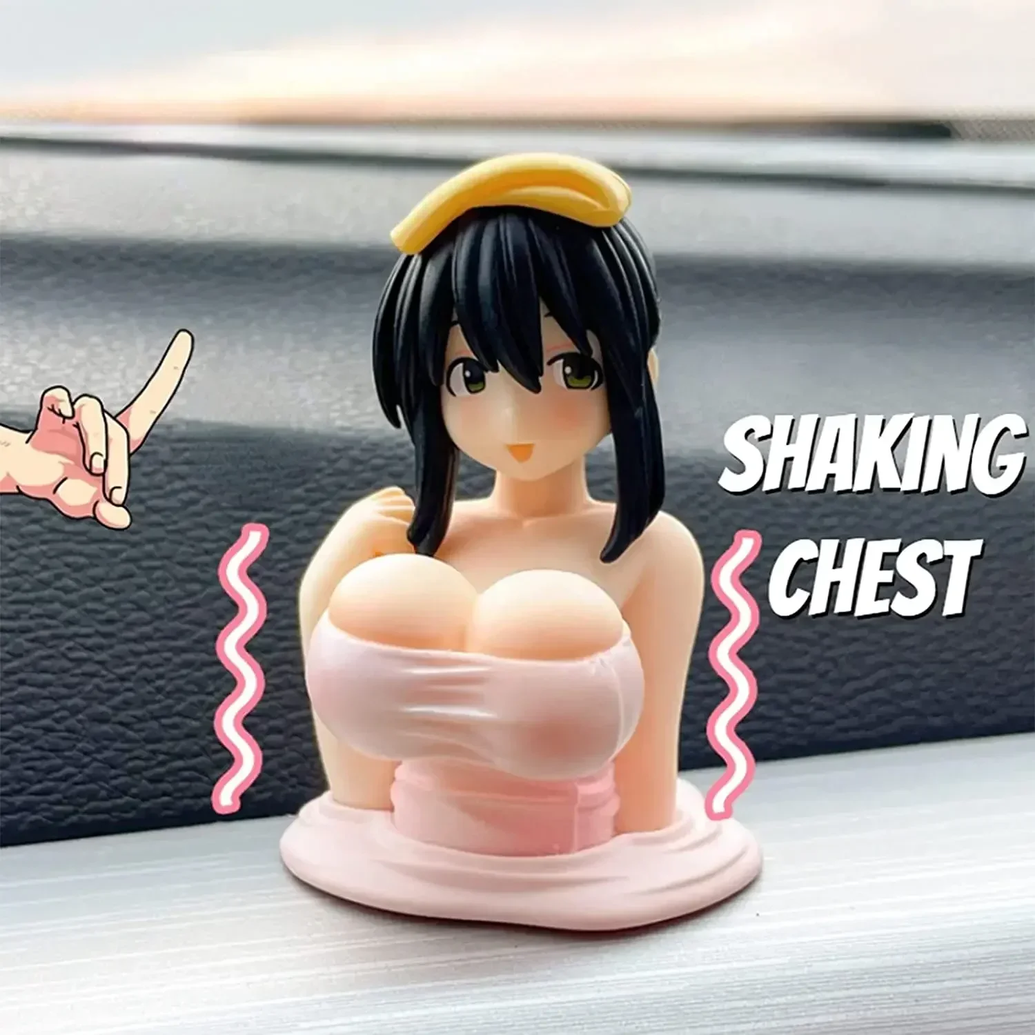 Sexy Anime Shaking Boobs Conso - огляд і ціна Car Accessories Girly