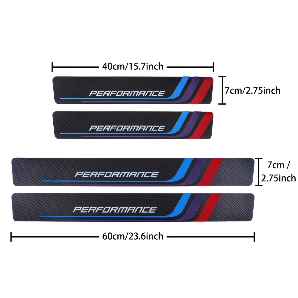 4pcs Carbon Fiber Sill Plate S - огляд і ціна Car Accessories Ebay