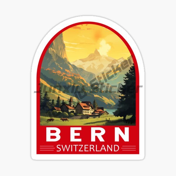 BERN SWITZERLAND Flag Car Stic - огляд і ціна Car Accessories Ebay
