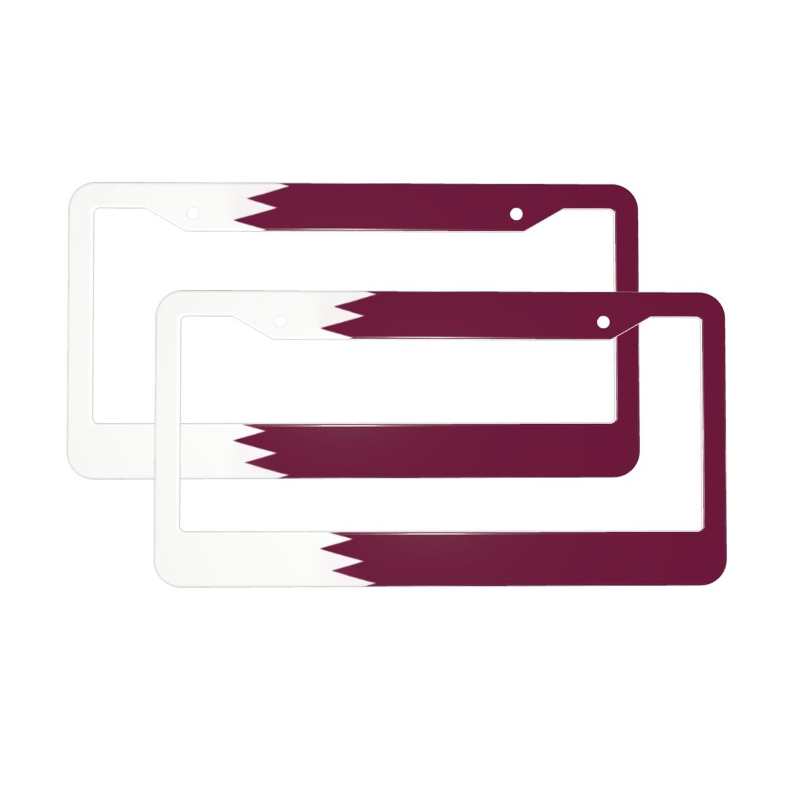 Flag of Qatar Pattern License  - огляд і ціна Qatar Car Accessories