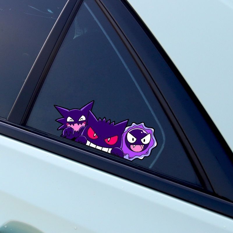 Cute Pokemon Gengar Anime Car  - огляд і ціна Car Accessories Ebay