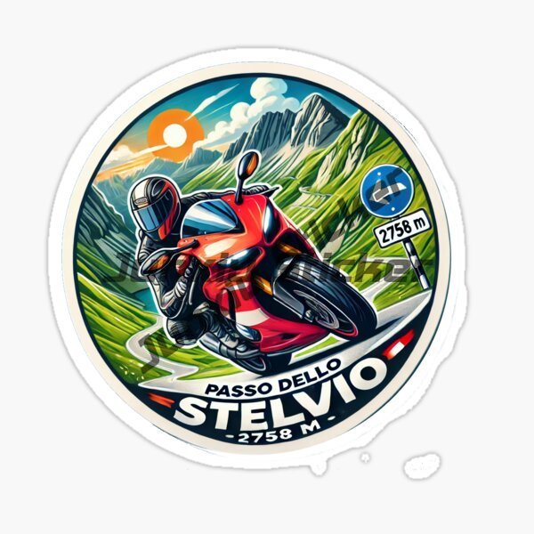 STELVIO PASS ITALIA Car Sticke - огляд і ціна Car Accessories Ebay