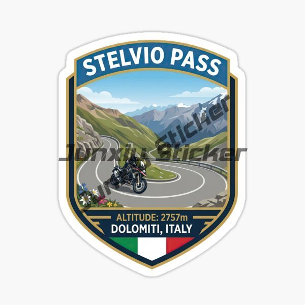STELVIO PASS ITALIA Car Sticke - огляд і ціна Car Accessories Ebay