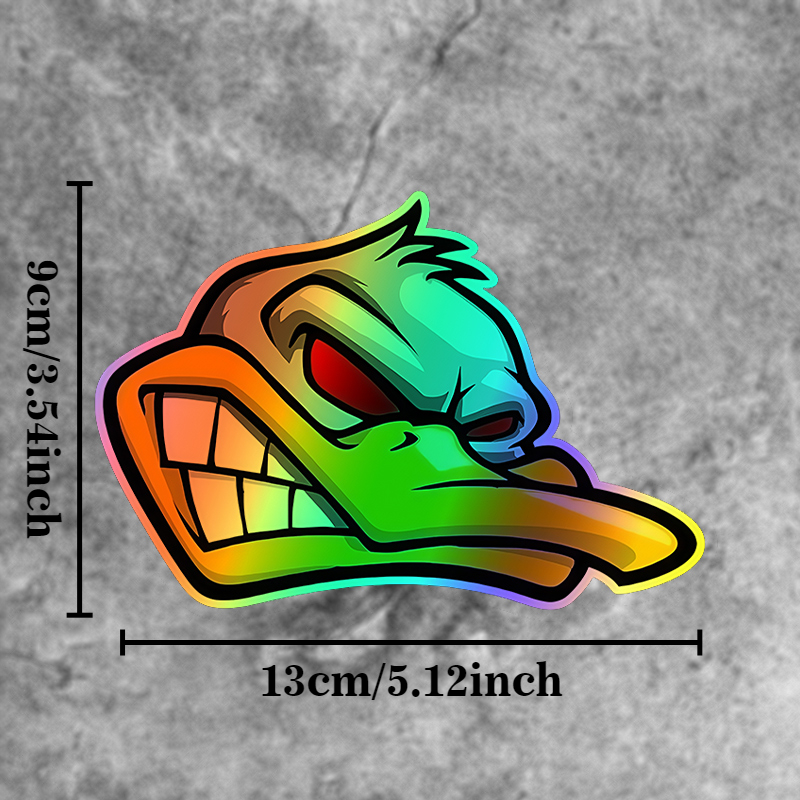 1PC Funny Cartoon Angry Duck H - огляд і ціна Car Accessories Ebay