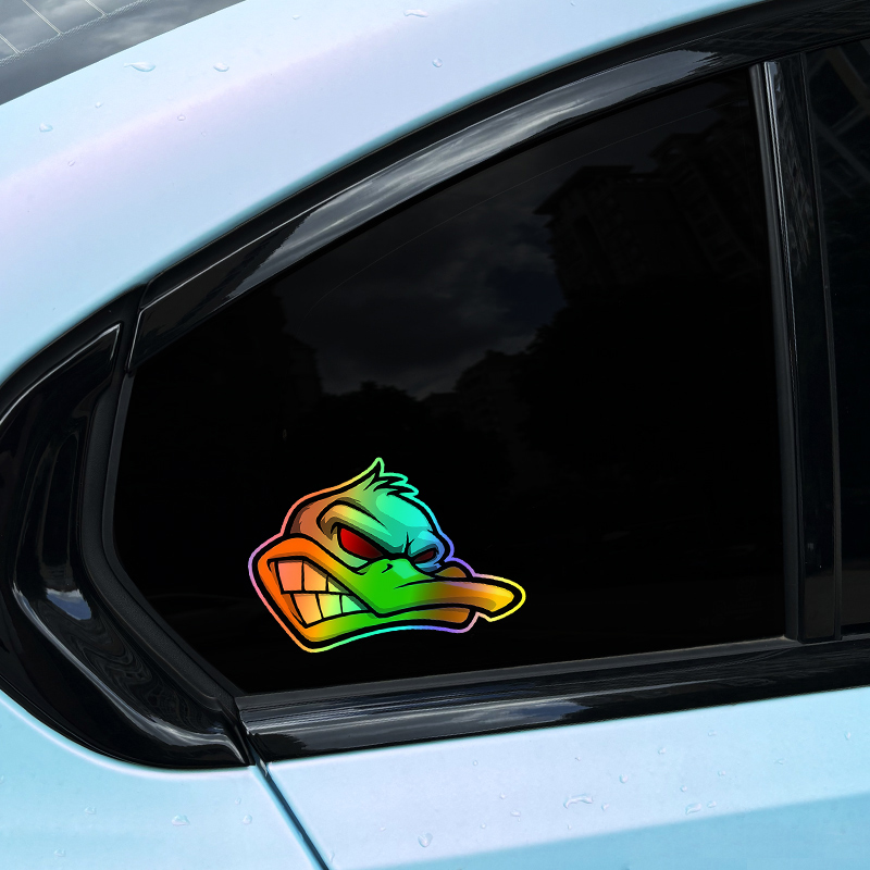 1PC Funny Cartoon Angry Duck H - огляд і ціна Car Accessories Ebay