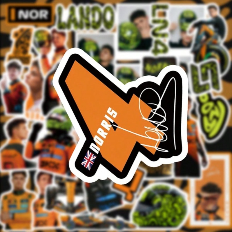 59PCS Lando Norris racing-them - огляд і ціна Car Accessories Ebay