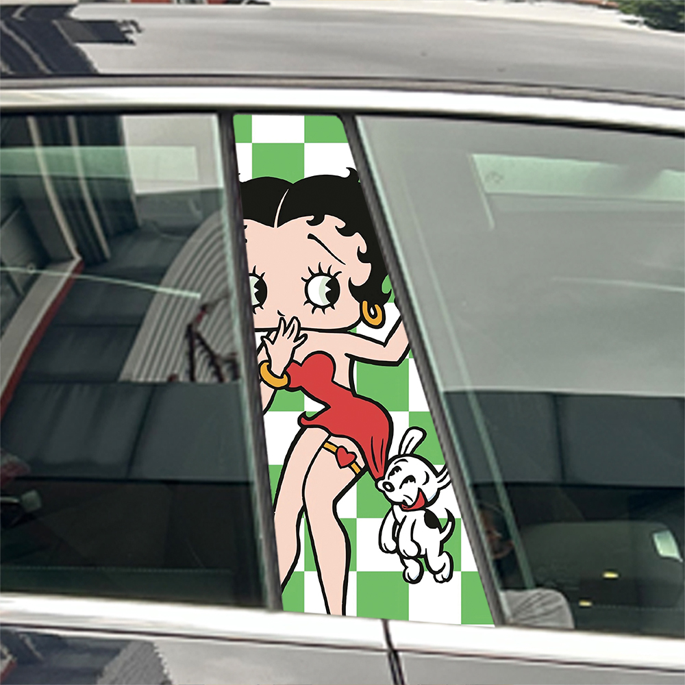 2pcs Anime Cute LSweet Lovely  - огляд і ціна Car Accessories Girly