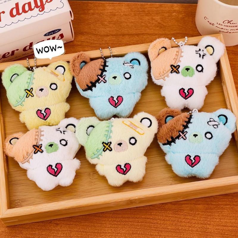 1Pc Mini Cartoon Plush Bear Do - огляд і ціна Car Accessories Girly