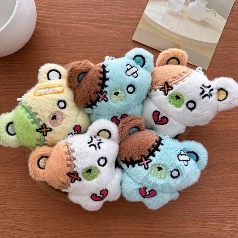 1Pc Mini Cartoon Plush Bear Do - огляд і ціна Car Accessories Girly