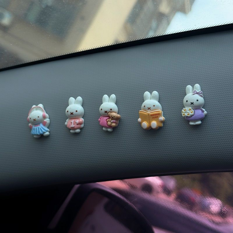 Kawaii Miffy Mini Figure Car D - огляд і ціна Car Accessories Girly