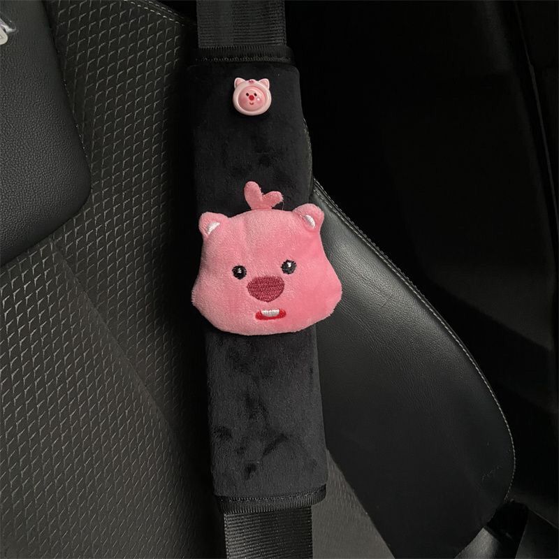 Car Seat Belt Decoration Plush - огляд і ціна Car Accessories Girly
