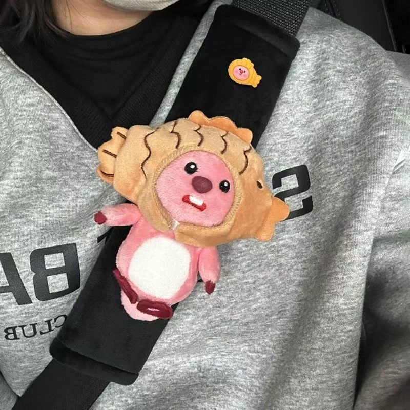 Car Seat Belt Decoration Plush - огляд і ціна Car Accessories Girly