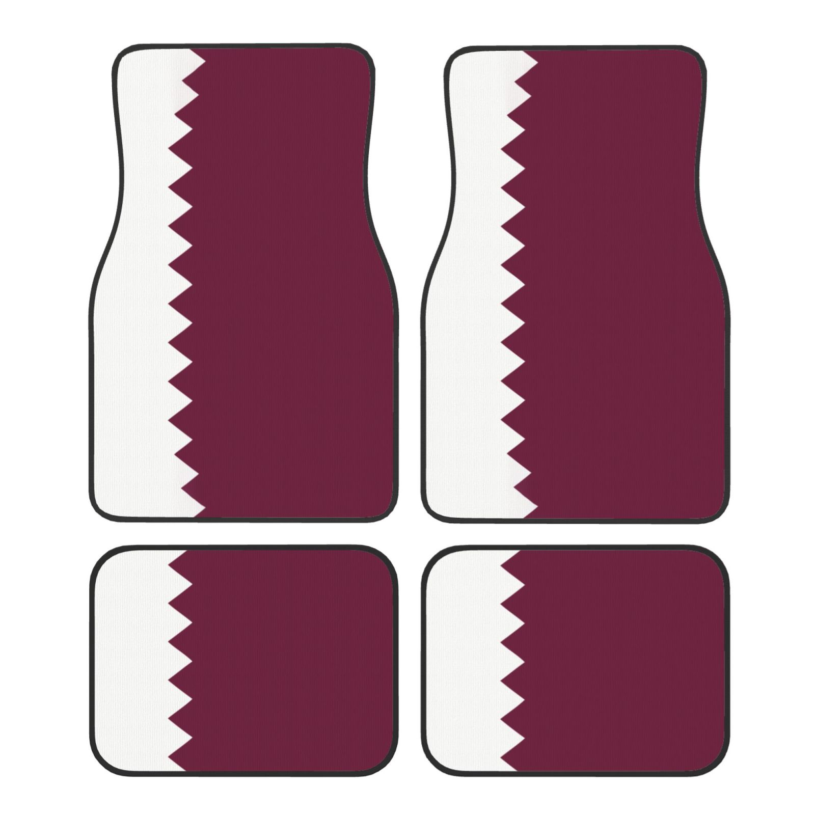 Flag of Qatar Pattern Car Floo - огляд і ціна Qatar Car Accessories