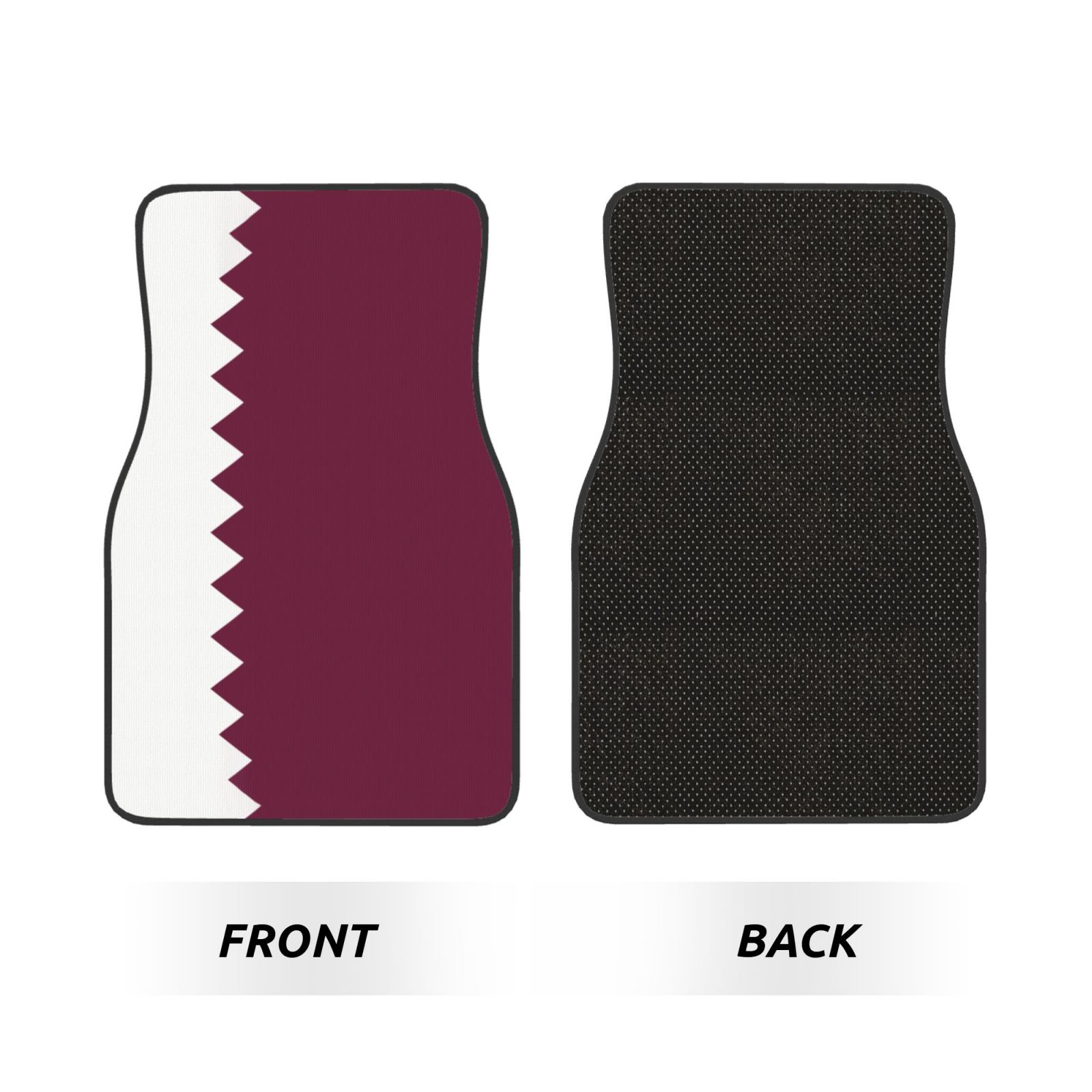 Flag of Qatar Pattern Car Floo - огляд і ціна Qatar Car Accessories